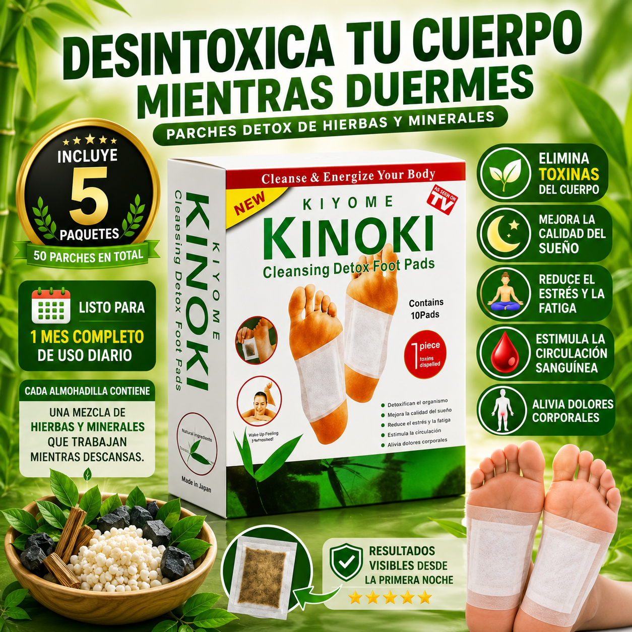 PureStep™ – Desintoxicación Profunda desde los Pies, Más Energía, Menos Inflamación